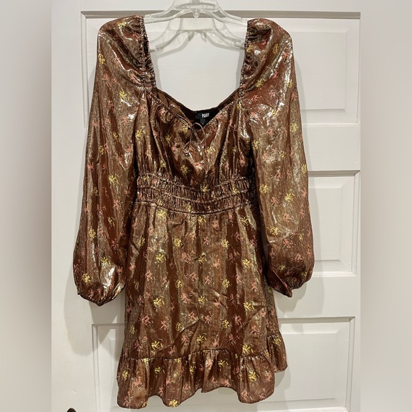 PAIGE “Noah” bronze dust dress. Size Small. NWT - Picture 7 of 15